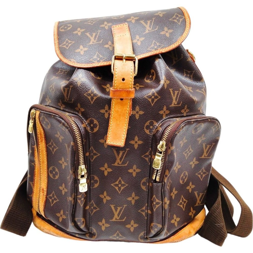 569753T Louis Vuitton Backpack Bag Sac Ad Bosphore Brown Monogram